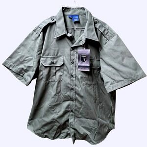 Propper Mens Tactical Shirt SS Olive Green Ripstop F530138330 XL NWT